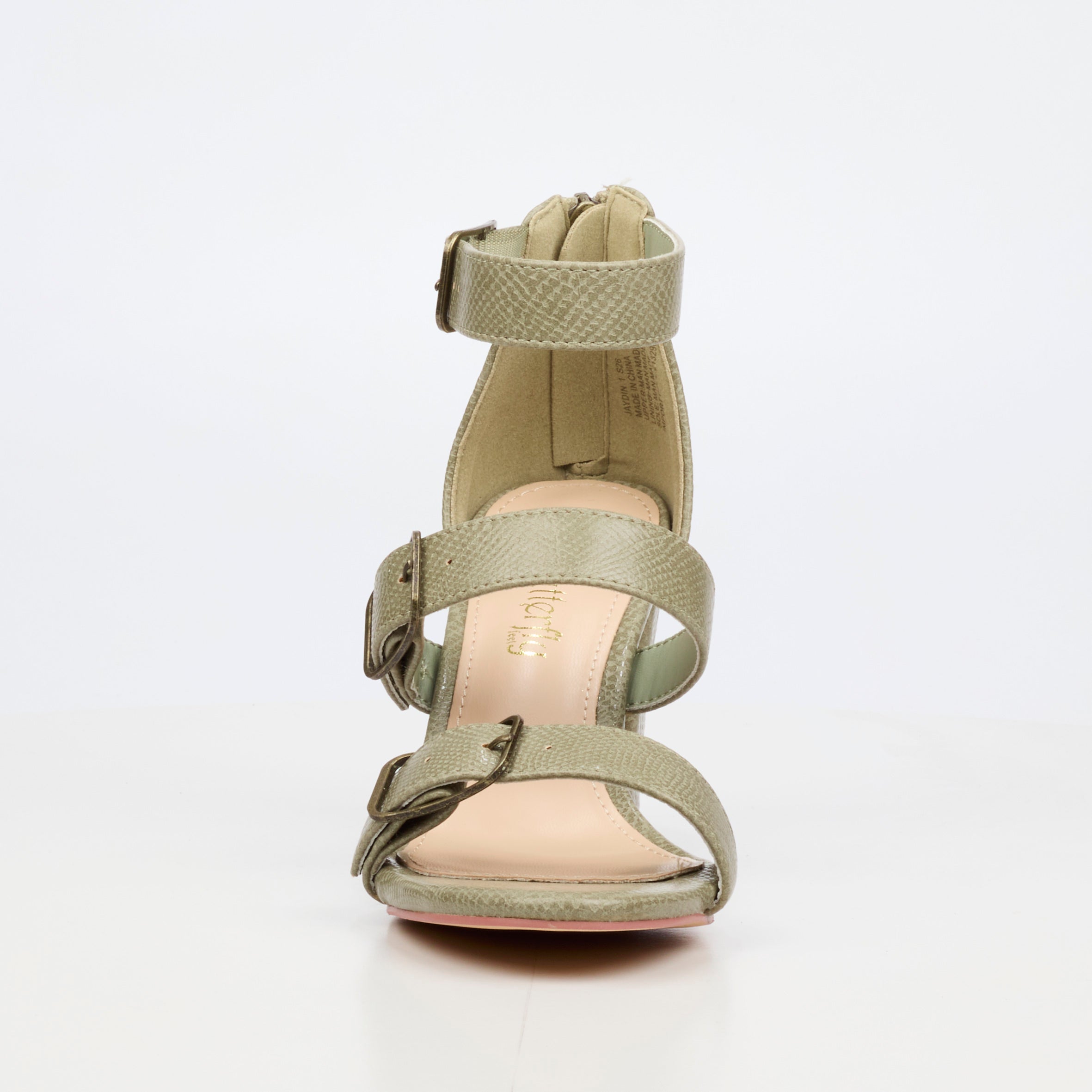 Butterfly Feet Jaydin 1 Heel - Olive footwear Butterfly Feet