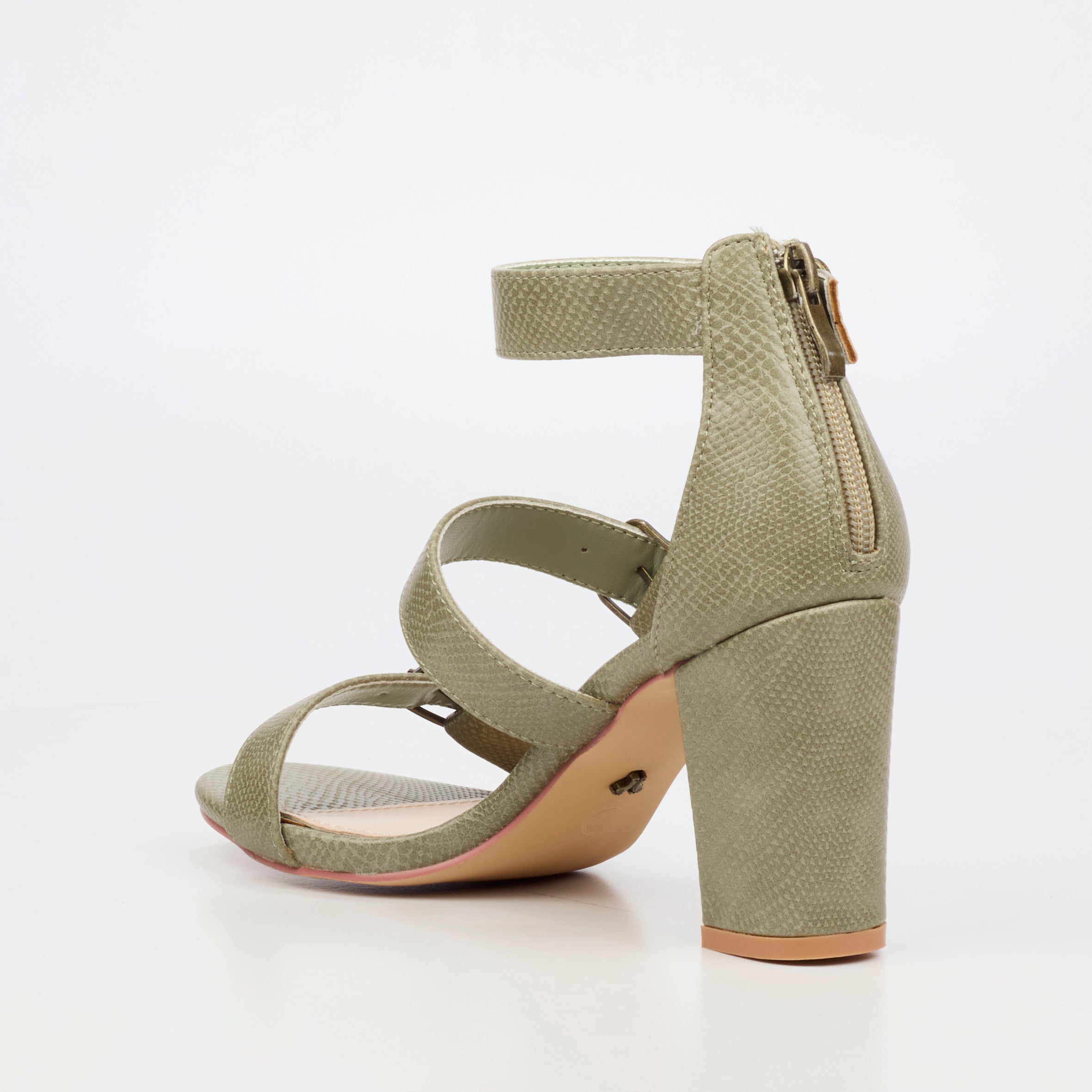Butterfly Feet Jaydin 1 Heel - Olive footwear Butterfly Feet
