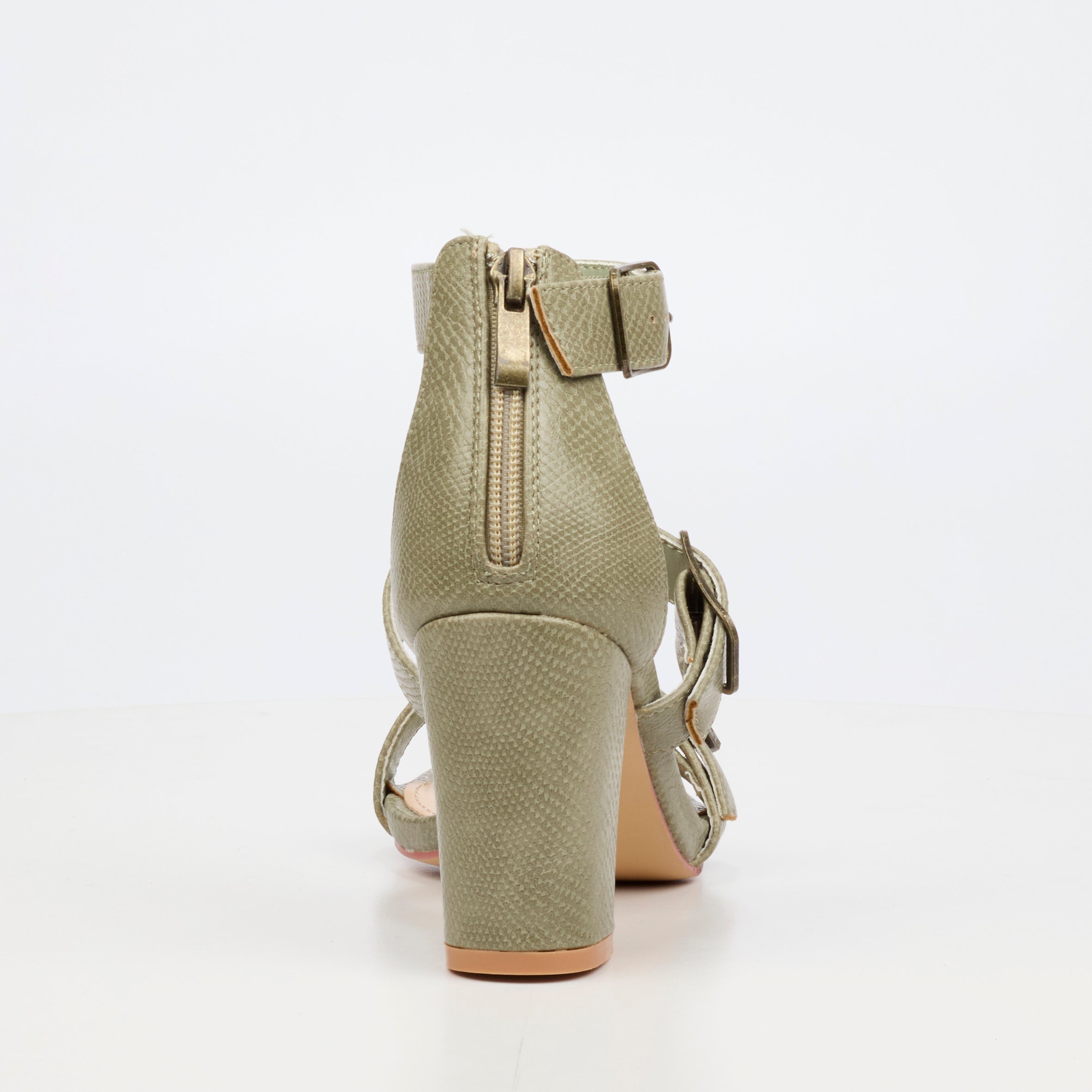Butterfly Feet Jaydin 1 Heel - Olive footwear Butterfly Feet