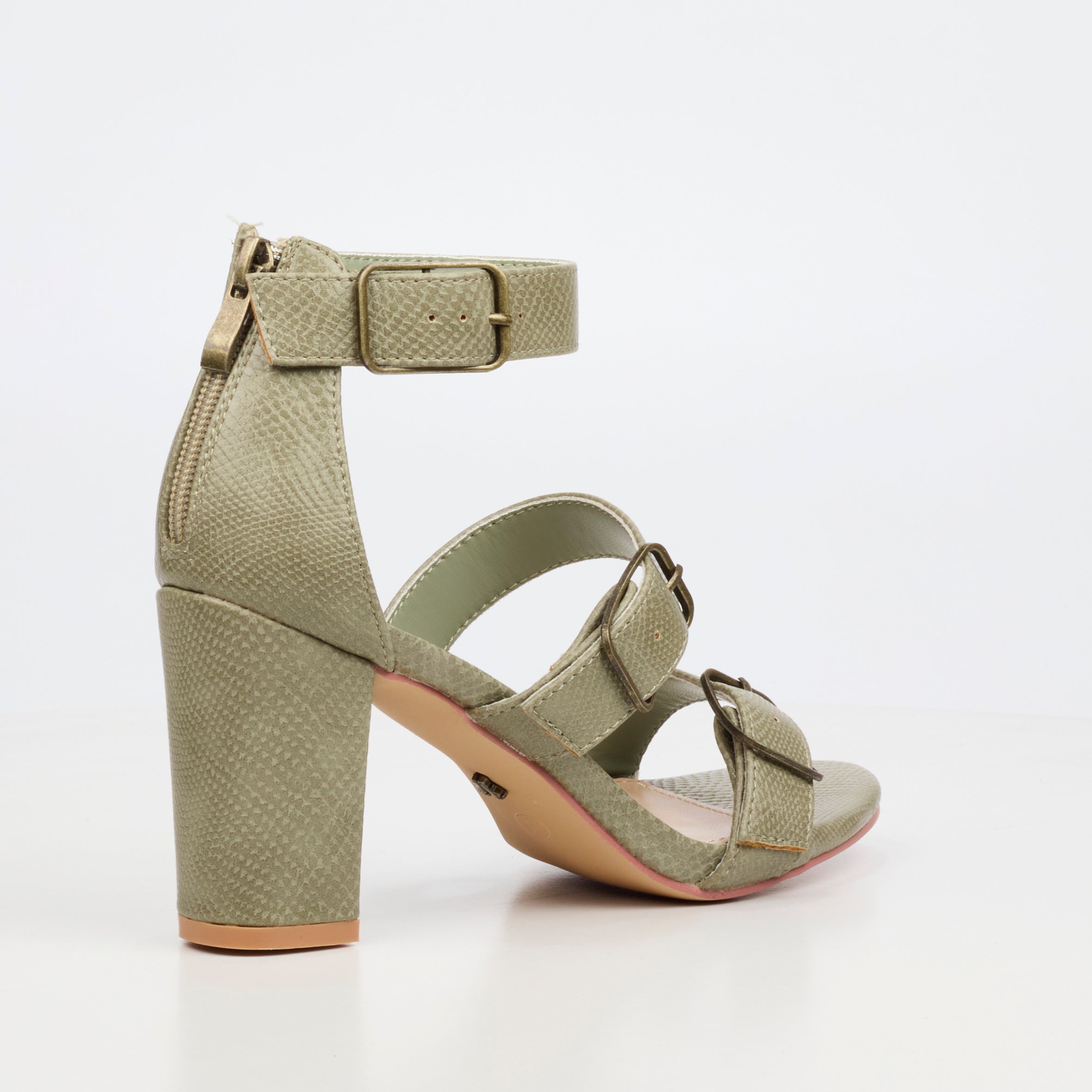 Butterfly Feet Jaydin 1 Heel - Olive footwear Butterfly Feet