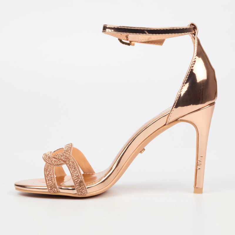 MIss Black Jazz 17 Heel - Rose Gold footwear Miss Black   