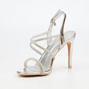 Miss Black Jazz 29 Heel - Silver footwear Miss Black