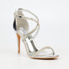 Miss Black Jazz 44 Heel - Silver footwear Miss Black