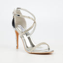 Miss Black Jazz 44 Heel - Silver