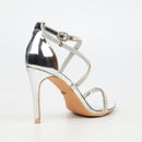 Miss Black Jazz 44 Heel - Silver