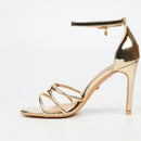 Miss Black Jazz 45 Heel - Gold