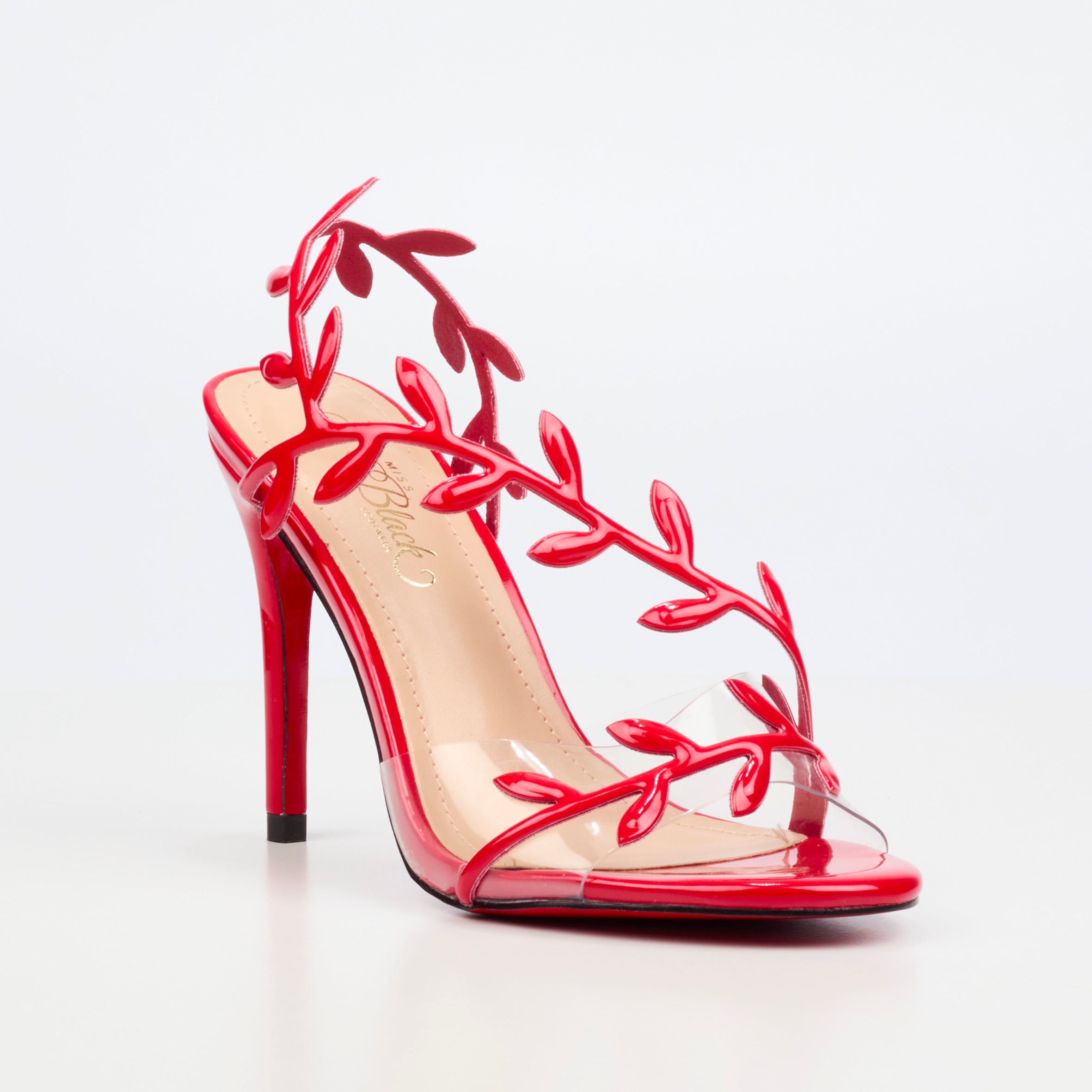 Miss Black Jazz 47 Heel - Red