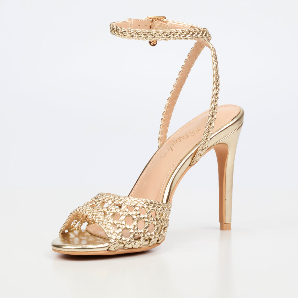 Miss Black Jazz 52 High Heels - Gold
