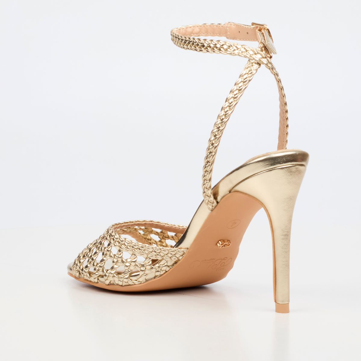 Miss Black Jazz 52 High Heels - Gold