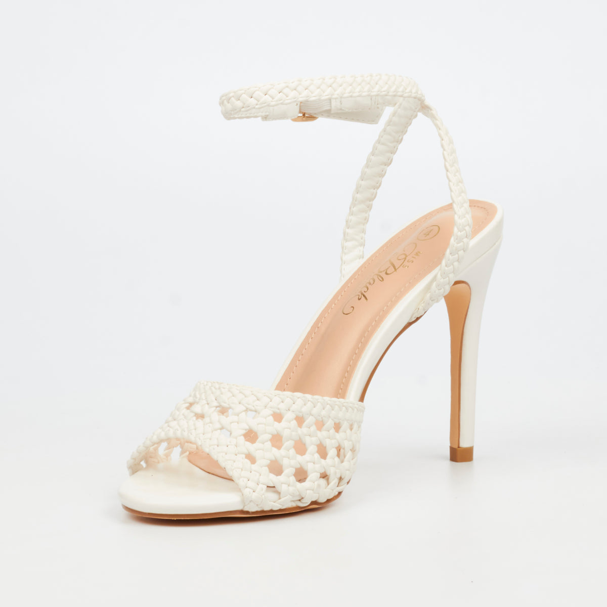 Miss Black Jazz 52 High Heels - White
