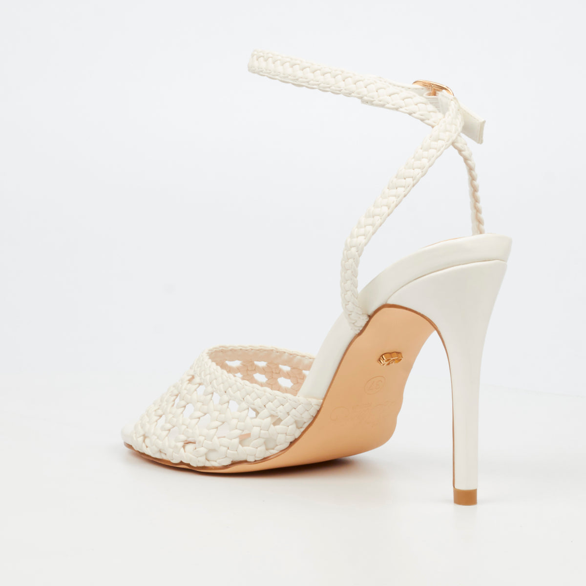 Miss Black Jazz 52 High Heels - White
