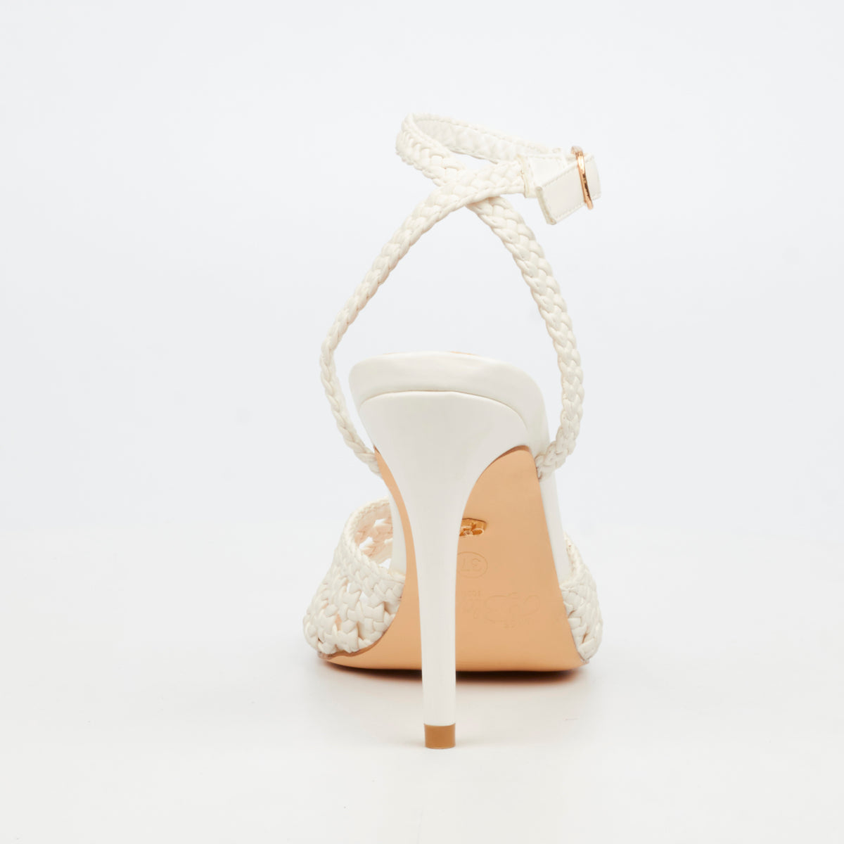 Miss Black Jazz 52 High Heels - White