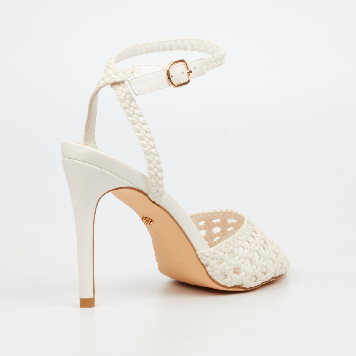 Miss Black Jazz 52 High Heels - White