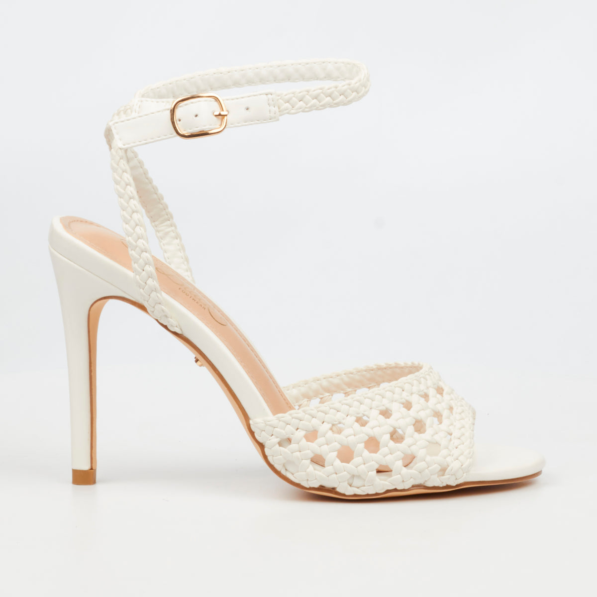 Miss Black Jazz 52 High Heels - White
