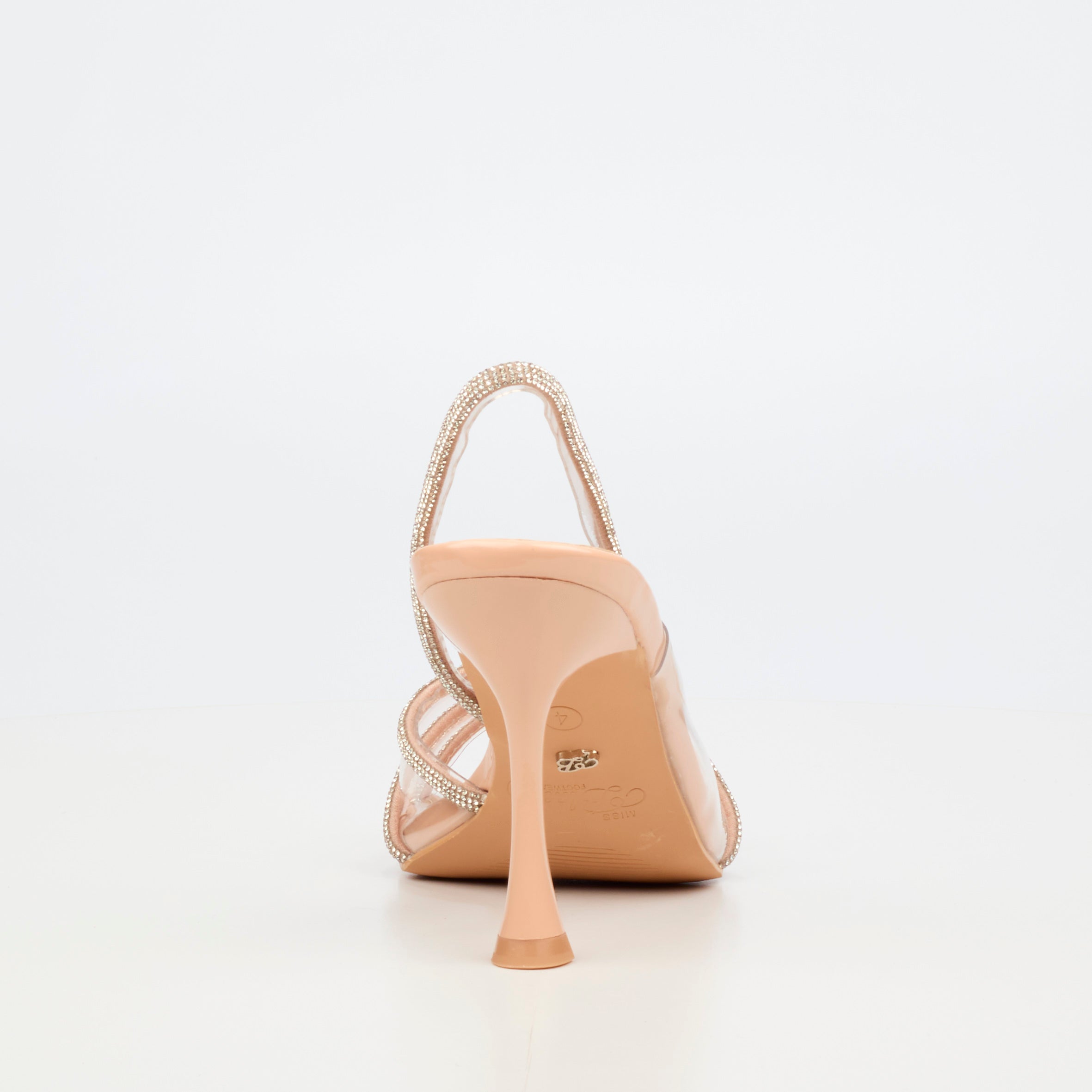 Miss Black Jillaine 1 Heel - Nude footwear Miss Black