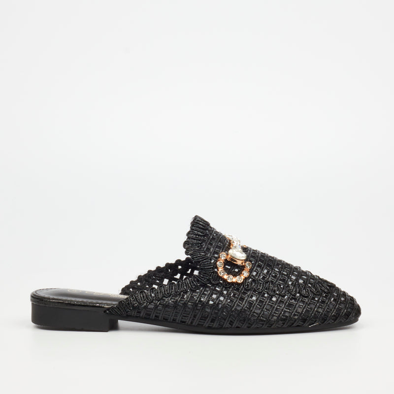 Miss Black Jipsy 6 Flat - Black footwear Miss Black   