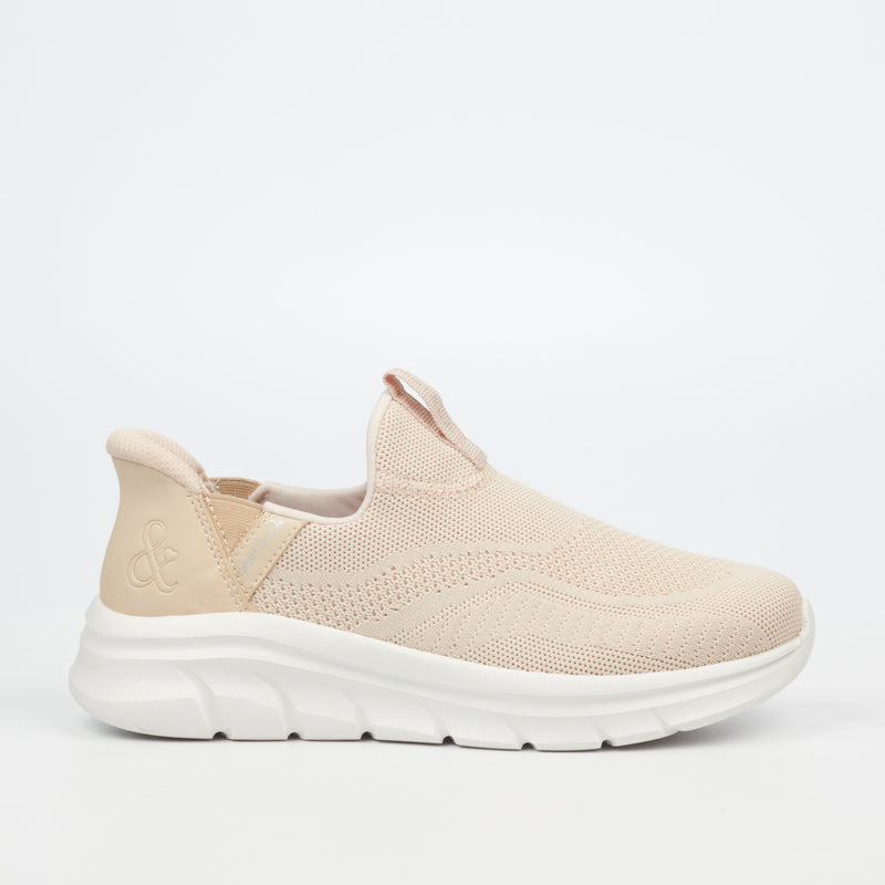 Heart & Sole Jiya 1 Sneaker - Beige footwear Heart & Sole