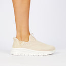 Heart & Sole Jiya 1 Sneaker - Beige footwear Heart & Sole