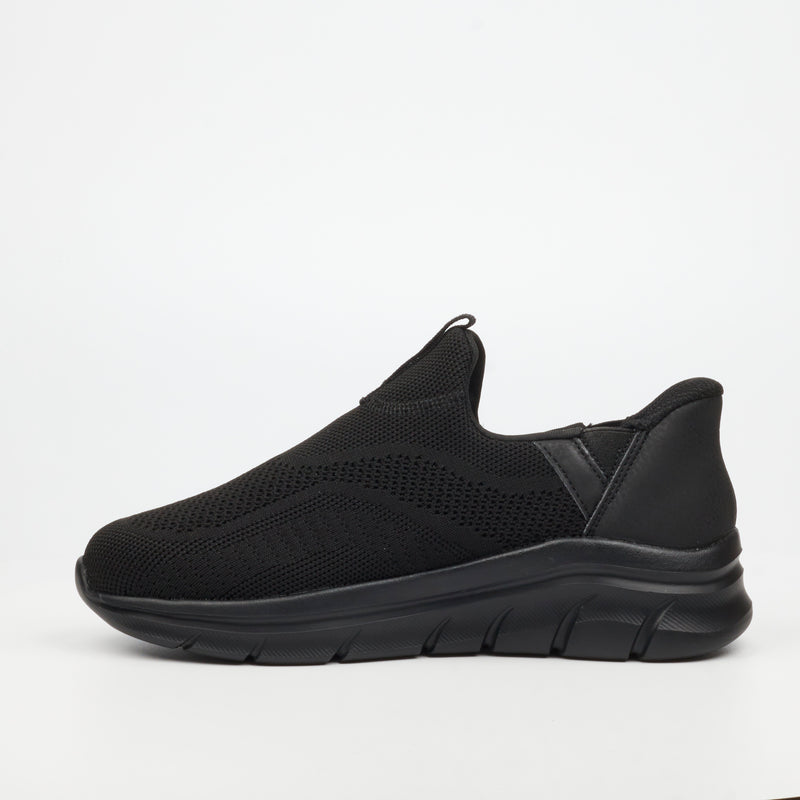 Heart & Sole Jiya 1 Sneaker - Black footwear Heart & Sole