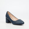 Butterfly Classics Joan 1 Faux Leather Low Courts - Navy footwear Butterfly Classics