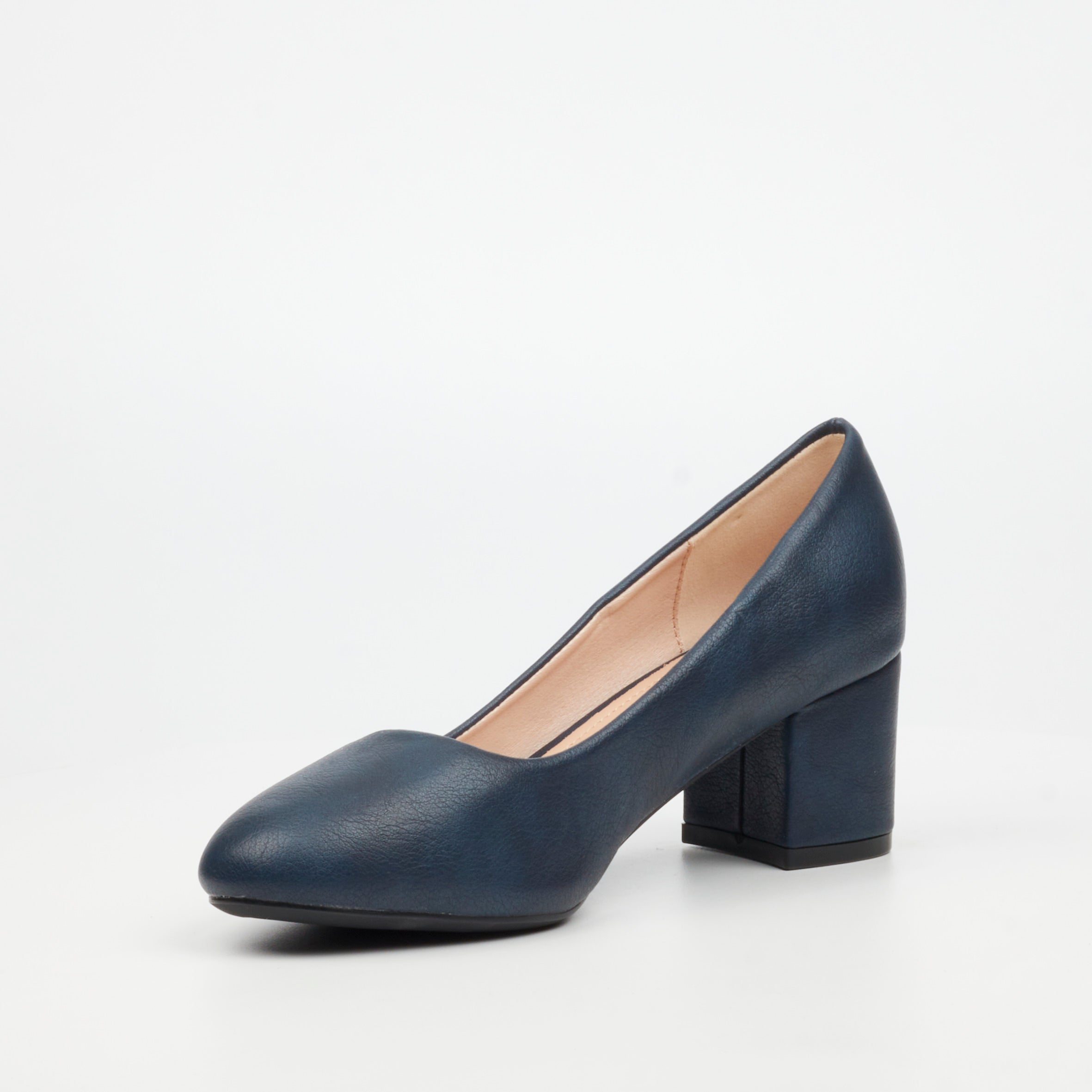 Butterfly Classics Joan 1 Faux Leather Low Courts - Navy footwear Butterfly Classics