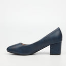 Butterfly Classics Joan 1 Faux Leather Low Courts - Navy footwear Butterfly Classics