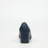 Butterfly Classics Joan 1 Faux Leather Low Courts - Navy footwear Butterfly Classics