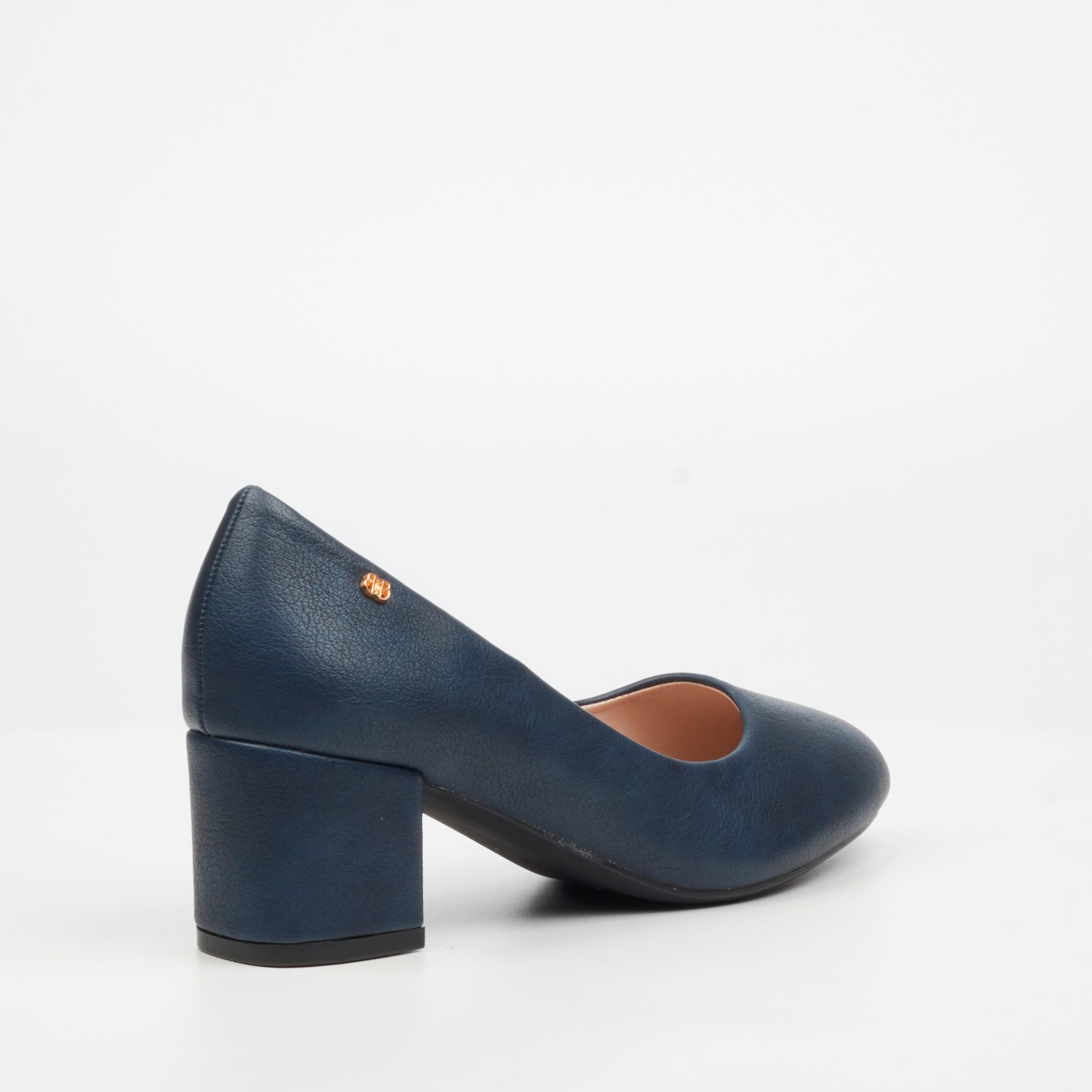 Butterfly Classics Joan 1 Faux Leather Low Courts - Navy footwear Butterfly Classics