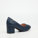 Butterfly Classics Joan 1 Faux Leather Low Courts - Navy footwear Butterfly Classics