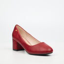 Butterfly Classics Joan 1 Faux Leather Low Courts - Red footwear Butterfly Classics
