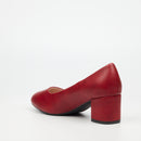 Butterfly Classics Joan 1 Faux Leather Low Courts - Red footwear Butterfly Classics