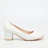 Butterfly Classics Joan 1 Faux Leather Low Courts - White footwear Butterfly Classics