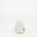 Butterfly Classics Joan 1 Faux Leather Low Courts - White footwear Butterfly Classics