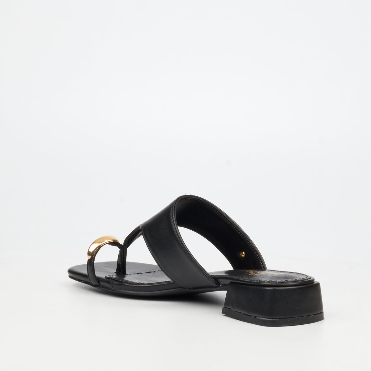 Miss Black Joanna 1 Low Black Heels - Black