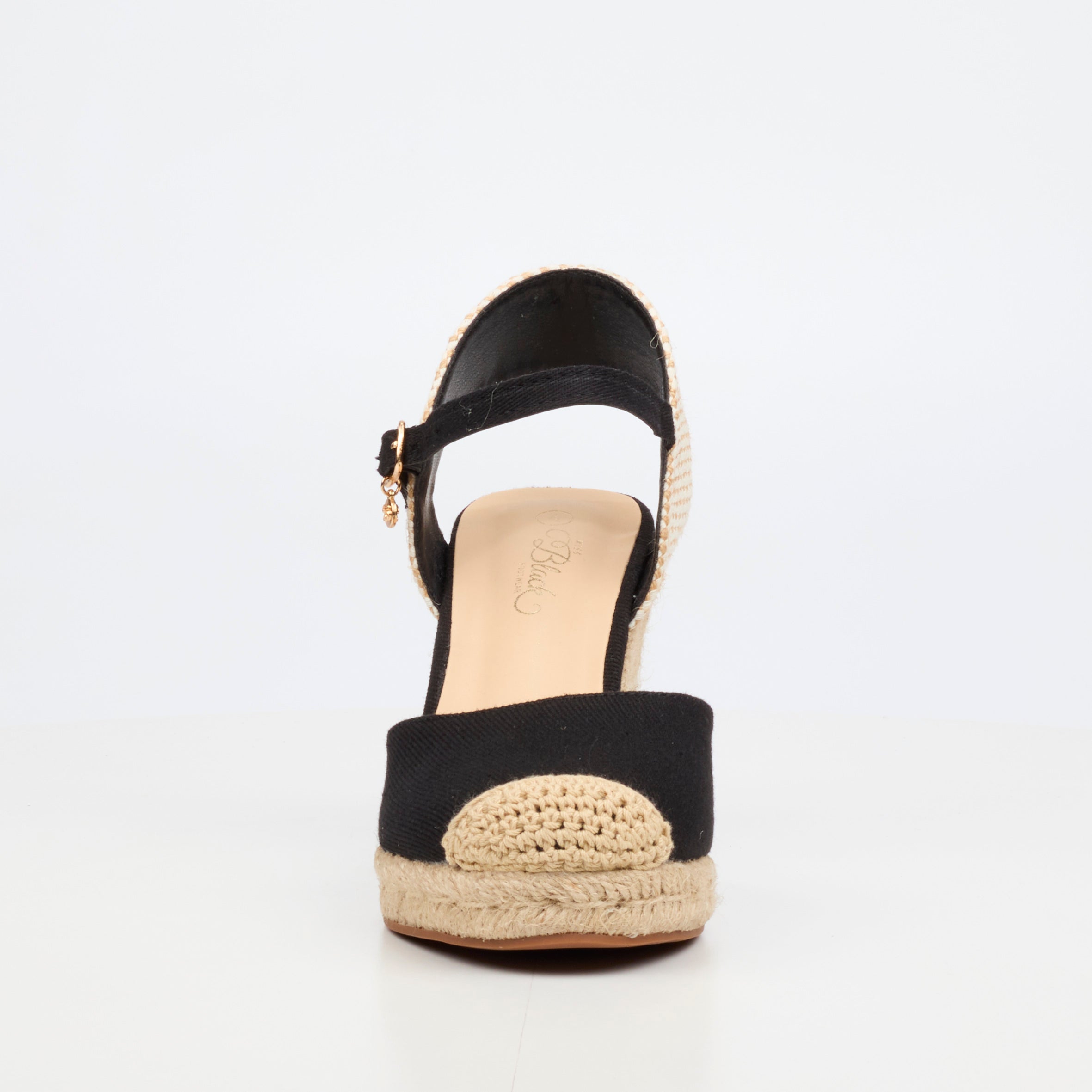 Miss Black Jojo 12 Wedge - Black footwear Miss Black