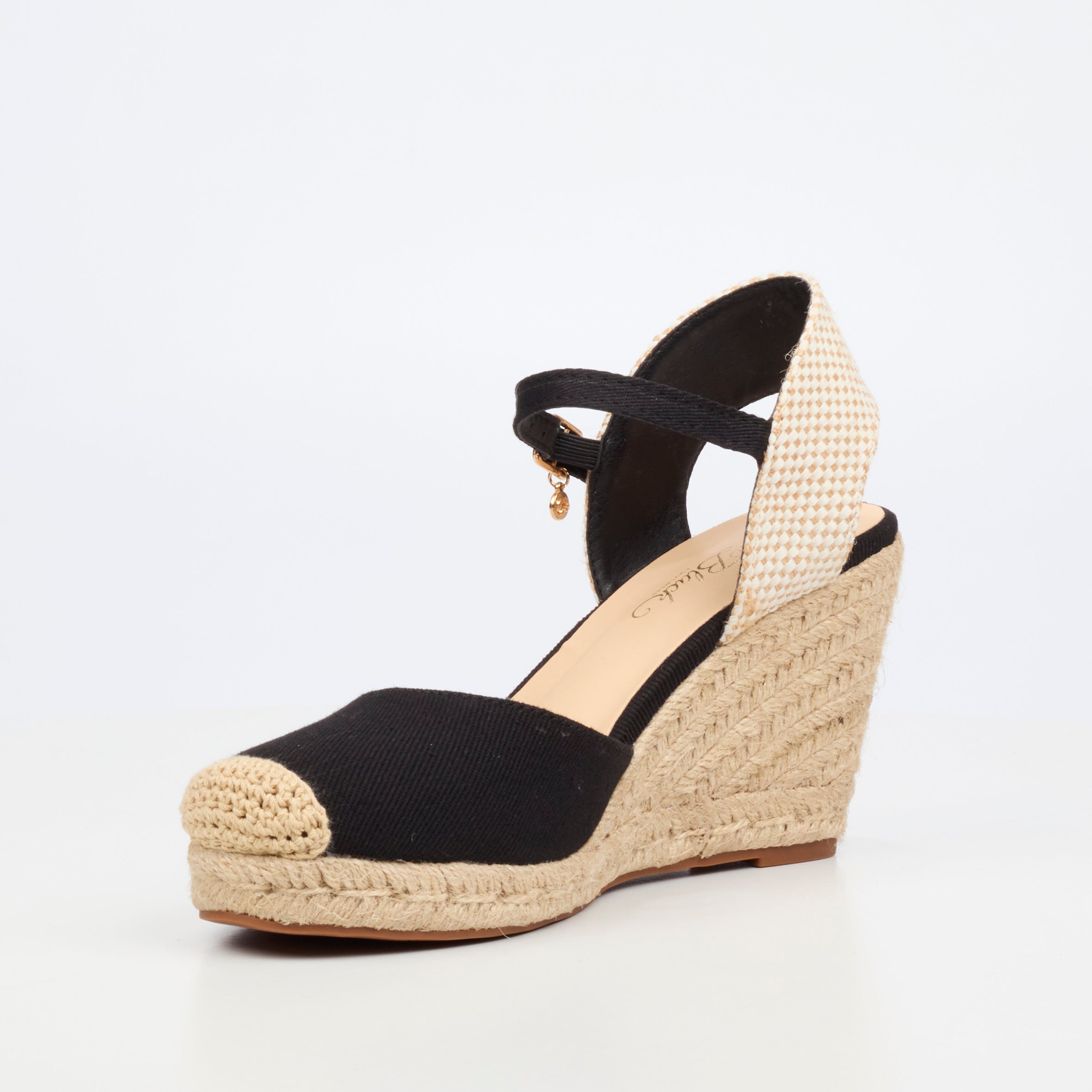 Miss Black Jojo 12 Wedge - Black footwear Miss Black