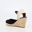 Miss Black Jojo 12 Wedge - Black footwear Miss Black