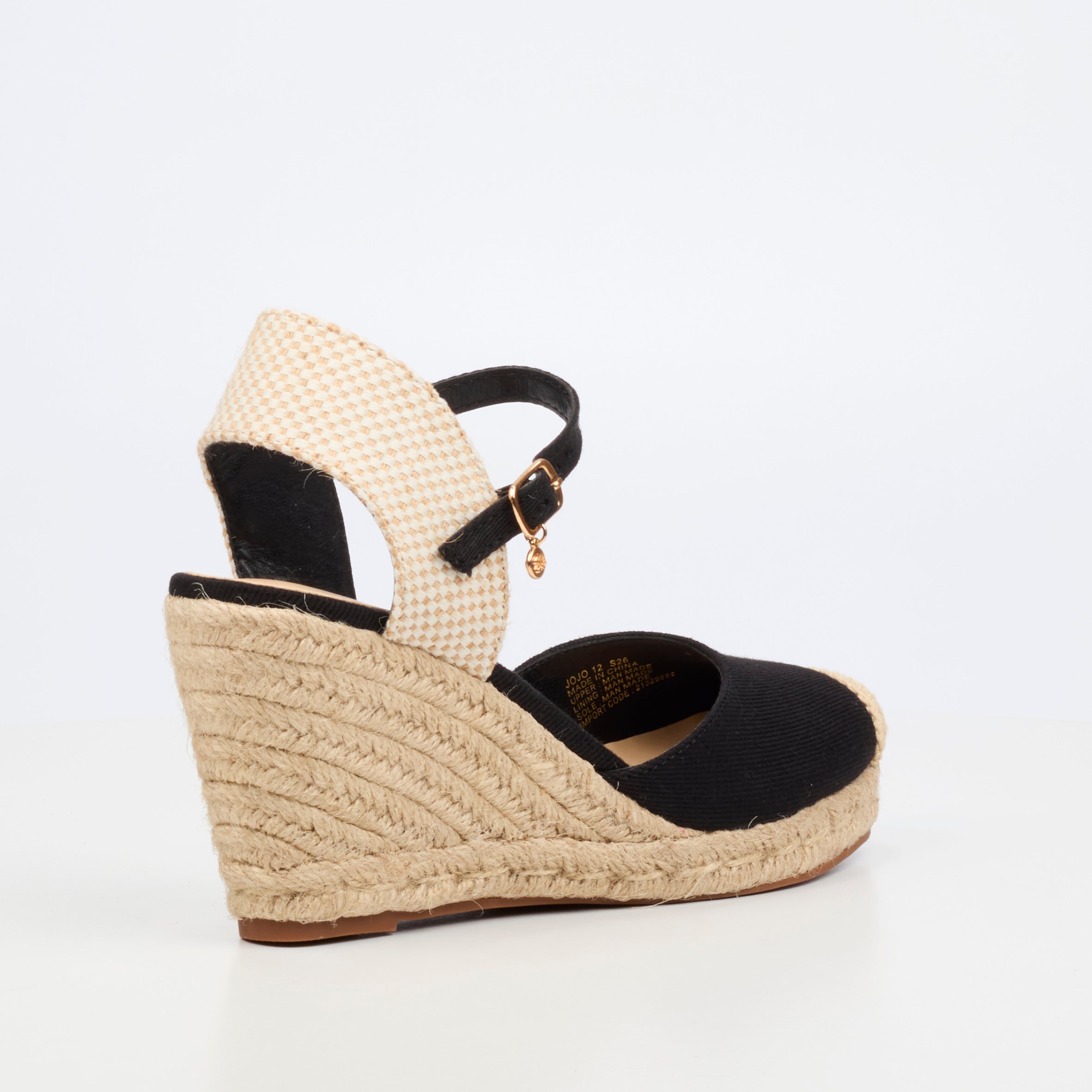 Miss Black Jojo 12 Wedge - Black footwear Miss Black