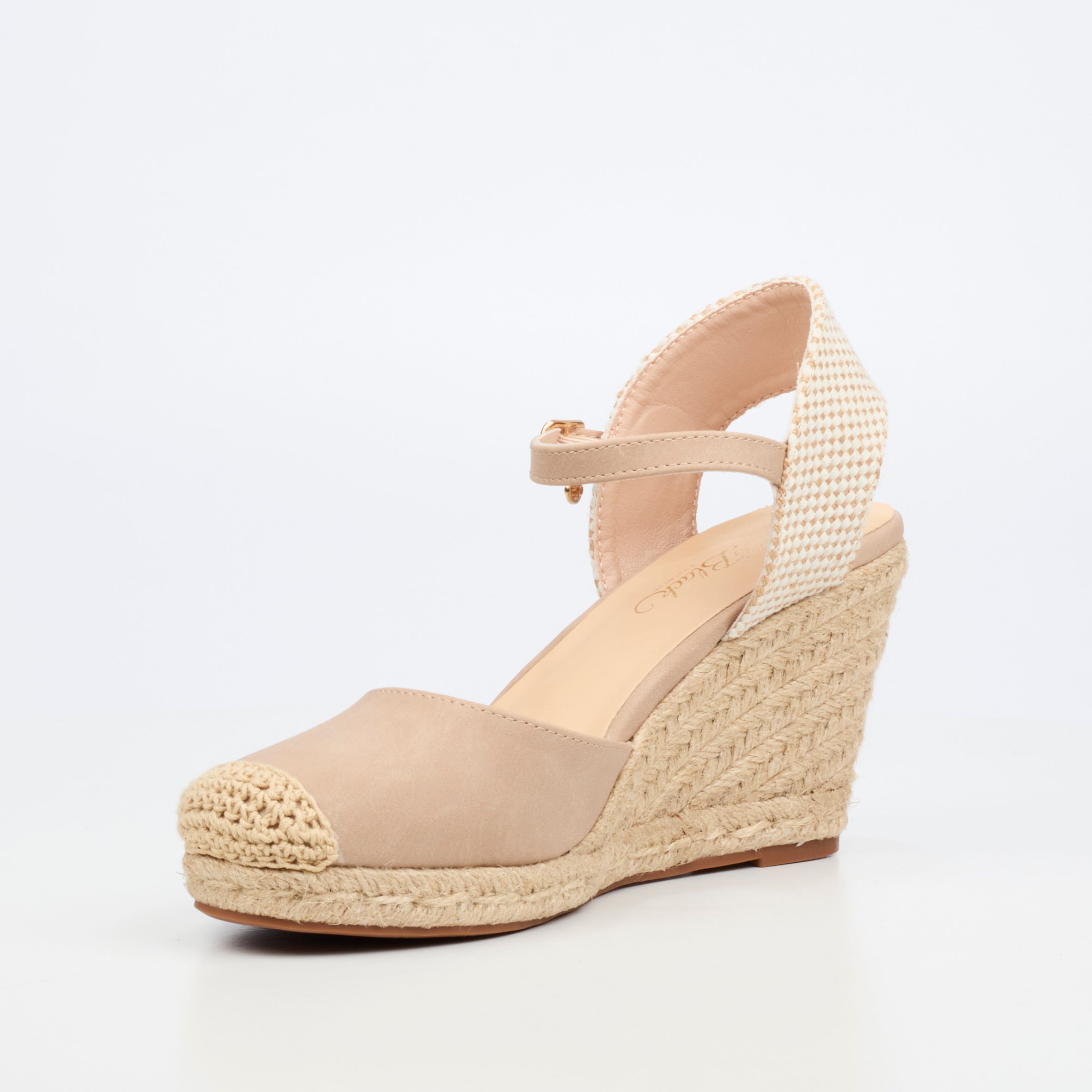 Miss Black Jojo 12 Wedge - Nude footwear Miss Black