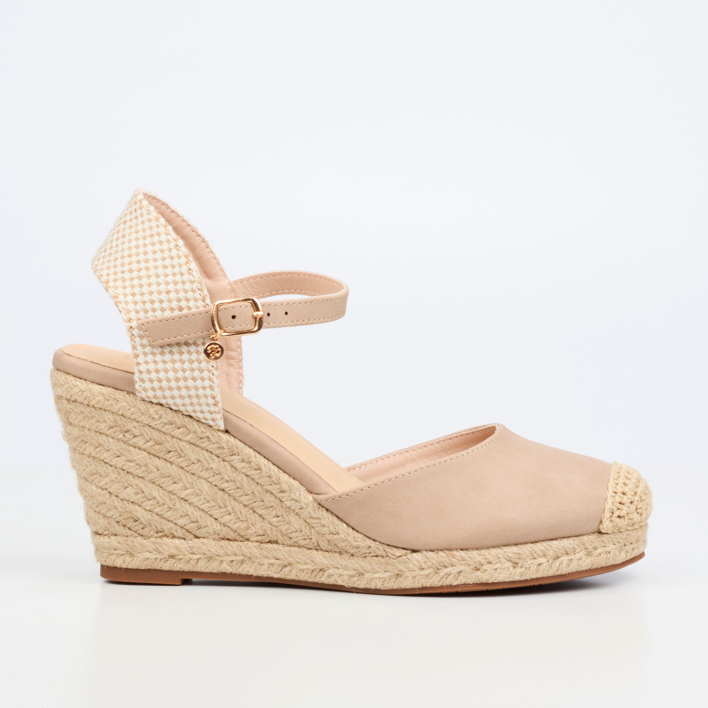 Miss Black Jojo 12 Wedge - Nude footwear Miss Black