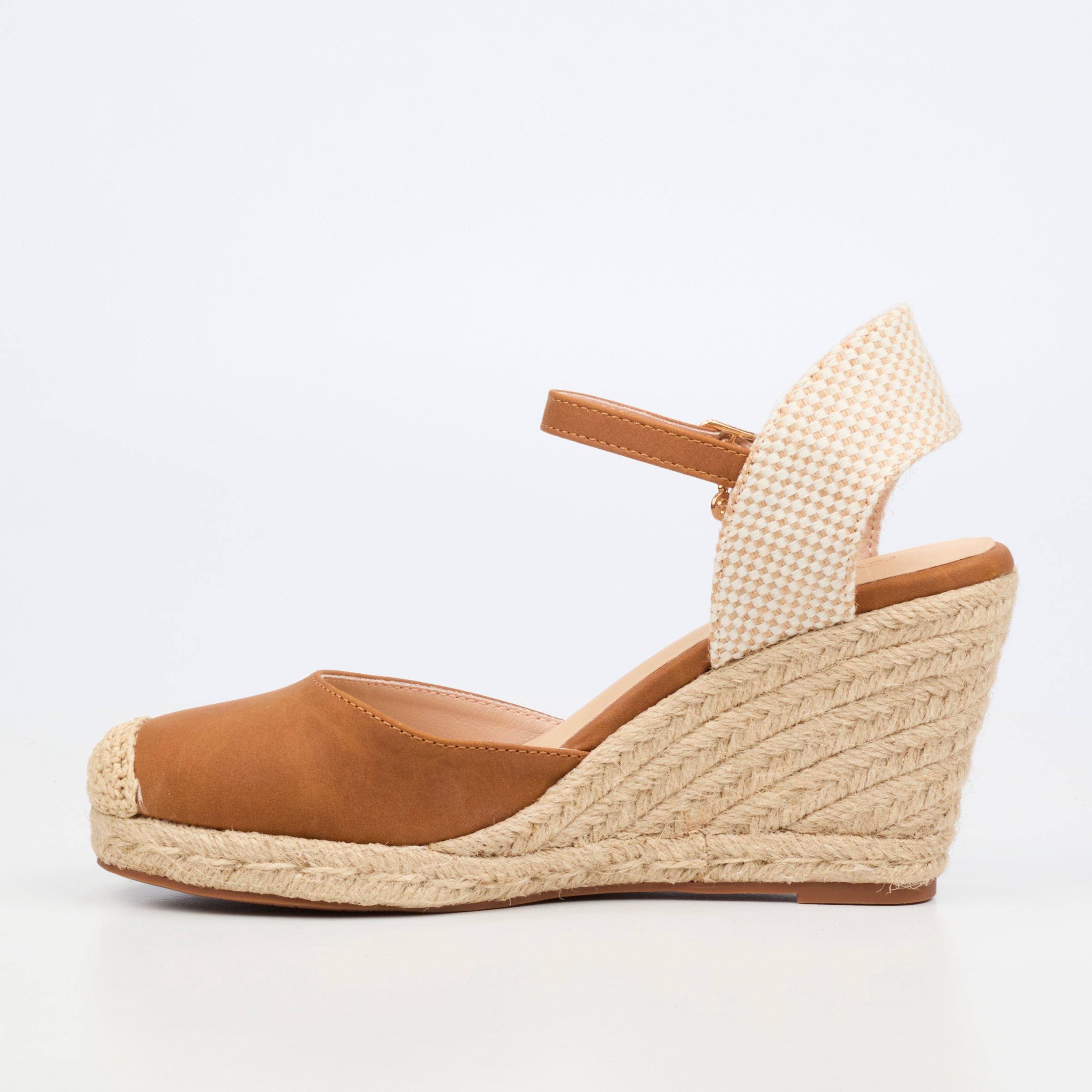 Miss Black Jojo 12 Wedge - Tan footwear Miss Black