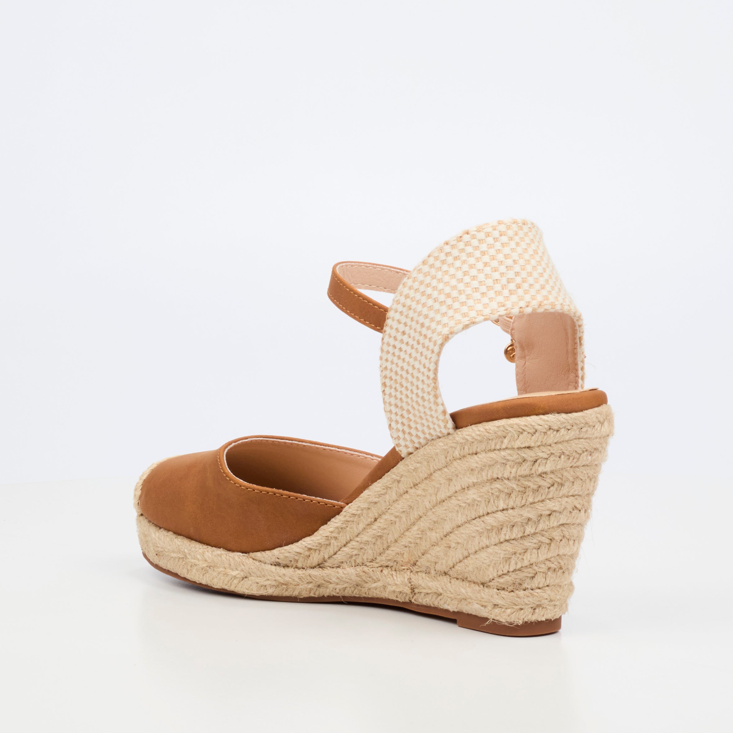 Miss Black Jojo 12 Wedge - Tan footwear Miss Black