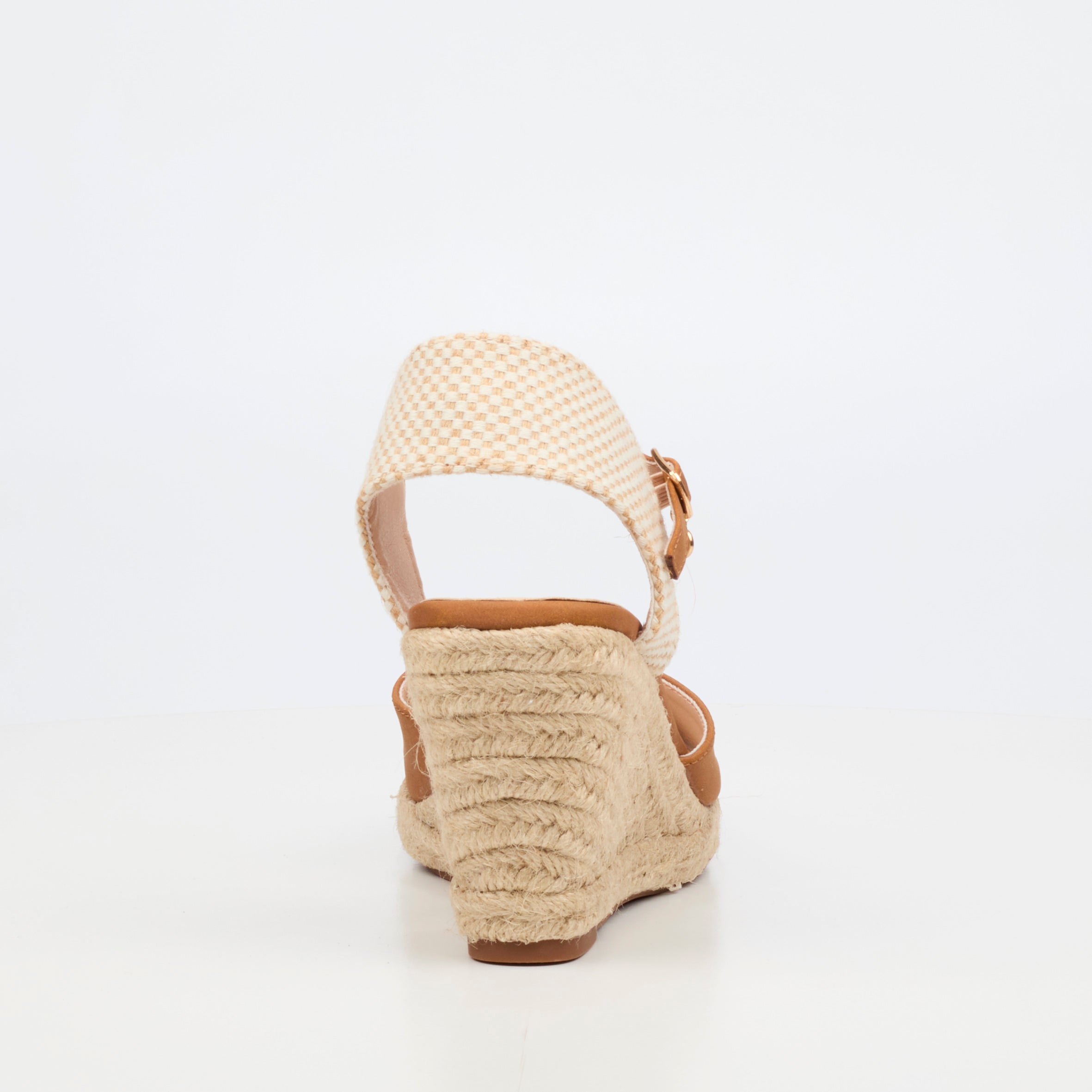 Miss Black Jojo 12 Wedge - Tan footwear Miss Black