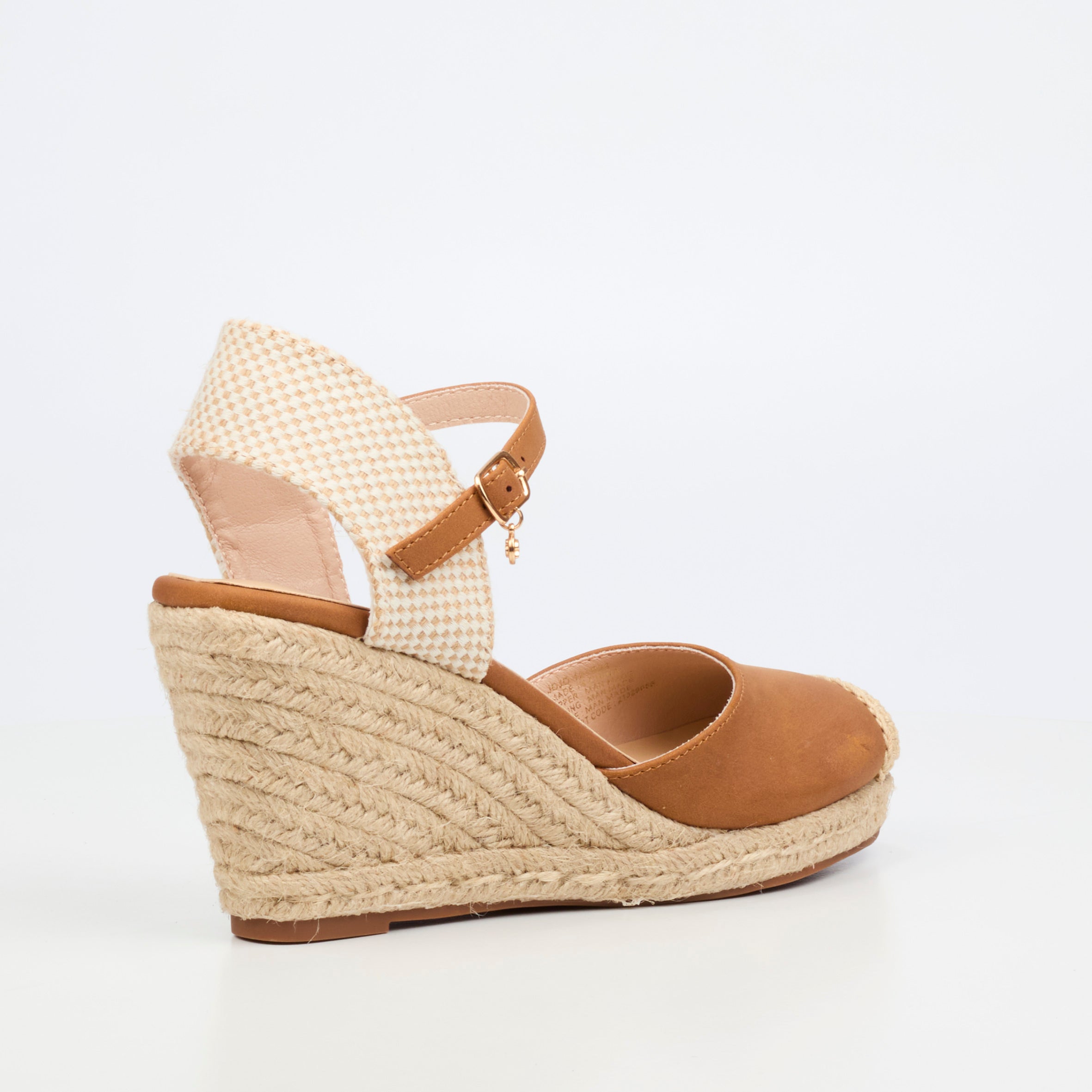 Miss Black Jojo 12 Wedge - Tan footwear Miss Black