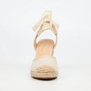 Miss Black Jojo 14 Wedge - Beige footwear Miss Black