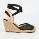 Miss Black Jojo 14 Wedge - Black