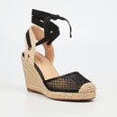 Miss Black Jojo 14 Wedge - Black