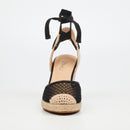 Miss Black Jojo 14 Wedge - Black