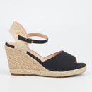 Miss Black Jojo 2 Wedge - Black footwear Miss Black
