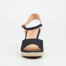 Miss Black Jojo 2 Wedge - Black footwear Miss Black